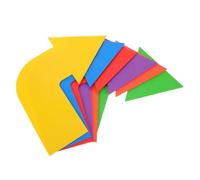 MOTHNUR 6pcs Sports Markers Pad with Directional Arrows for Court Line Marking Outdoor Training Boundary Indicators for Pickleball Tennis Basketball Volleyball Badminton