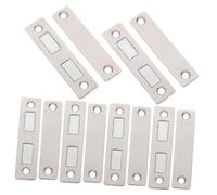 MOTHNUR 6pcs Stainless Steel Cabinet Magnetic Catches with Double Magnet Power Ultra-Thin Invisible Door Stopper for Kitchen Wardrobe Doors Strong Holding Capacity Up to Versatile Magnetic