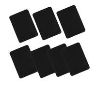 MOTHNUR 7pcs Rewritable Price Boards Black PVC Erasable Display Signs for Supermarket Pricing and Message Use Reusable Chalkboard Tags for Retail Business