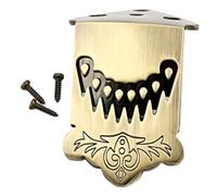 MOTHNUR 8 String Bronze Pattern Mandolin Tailpiece Mandolin Accessory Lightweight Easy Install Replacement Part for Arched Top Instruments