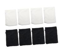 MOTHNUR 8Pcs Microfiber Makeup Remover Gloves Facial Cleansing Mitts for Sensitive Skin Lazy Remover Gloves Soft Washable Pore-cleaning Hand Towels