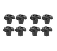 MOTHNUR 8Pcs Non-Slip Rubber Trekking Pole Tips with 19Mm Inner Diameter - Walking Stick End Caps for Hiking, Crutches, and Mountaineering Accessories
