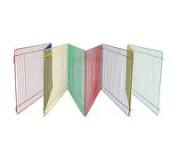 MOTHNUR 8Pcs Small Animal Playpen Fence for Bunny Guinea Pig Hamster Exercise and Activity Safe Material for Pet Agility and Boredom Relief