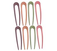 MOTHNUR 8pcs U Shaped Hair Pins for Buns Elegant Hair Accessories for Women Simple and Chic Design for Styling for Parties and Daily Wear