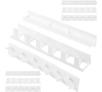 MOTHNUR 9pcs White Adhesive Jewelry Organizer Set Wall-mounted Hanging Rack for Earrings, Necklaces, Rings - Multifunctional Ear Studs Display and Hanging Necklace Holder for Home Storage