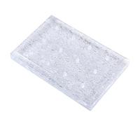 MOTHNUR Acrylic Nail Drill Bit Case with Transparent Organizer Base for Salon and Home Nail Art Storage High-grade Material Holder for Manicure Practice