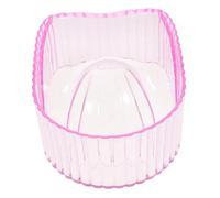 MOTHNUR Acrylic Nail Soak off Bowl Pink Manicure Tool Single-layer Nail Soaking Container for Hand Care and Dead Skin Softening