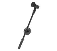 MOTHNUR Adjustable Mic Rotating Boom Arm with Spring Clip Metal Microphone Stand for Home Studio Tilting Long Horizontal Arm Compatible with Podium and Desktop Use