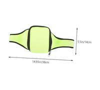 MOTHNUR Adjustable Microphone Waist Pack Portable Mic Storage Bag with Secure Pocket for and Performers Comfortable Fit for Various Waist Material in Green