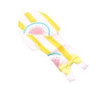 MOTHNUR Adjustable Parrot Pigeon Clothes Watermelon Pattern Bird Diaper Flight Suit with Bowknot and Pocket Parrot Clothes Supplies for Small to Birds