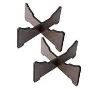 MOTHNUR Adjustable Tongue Drum Stand with Detachable Ethereal Bracket Dark Brown Rosewood Floor Holder for Handpan Stable Base for Professional and Recreational Use