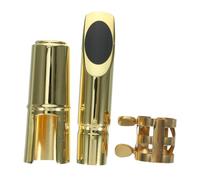 MOTHNUR Alto Saxophone Metal Mouthpiece Medium Tone with Pads Comfortable Design for Alto Sax Players Saxophone Accessory Enhancing Harmonics and Sound Quality