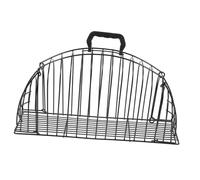 MOTHNUR Anti-scratch Cat Grooming Shower Cage with Breathable Metal Mesh Nail Trimming Holder for Bathing and Travel Portable Practical Cat Bath Cage with Secure Buckle and Air