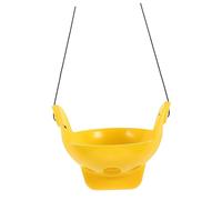 MOTHNUR Aquatic Frog Habitat Terrarium Accessory Yellow Rest Platform for Small Amphibians Toads Tadpoles Reptile Pet Hideout and Climbing Ornament for Tank and Aquarium