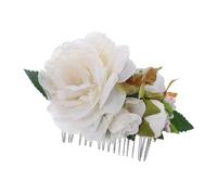MOTHNUR Artificial Flower Hair Comb for Brides Elegant Decorative Headdress for Women Handmade Floral Accessory for Weddings Special Occasions and Events Gorgeous Flower Shape Hair Decor