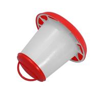 MOTHNUR Automatic Poultry Feeder with Cover Thickened Hanging Chicken Food Dispenser for Chickens Ducks Geese Continuous Feed Supply Farm Feeding Equipment