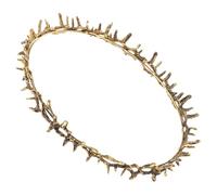 MOTHNUR Barbed Thorn Crown Headpiece Vintage Renaissance King Crown Party Favor Costume Accessory Headband for Women and Men Homecoming Prom