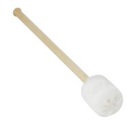 MOTHNUR Bass Drum Mallet with Wool Felt Head and Maple Wood Handle Practical Lightweight Percussion Stick for Marching Band and Drum Parts Ergonomic Design Reduces Wrist Fatigue White