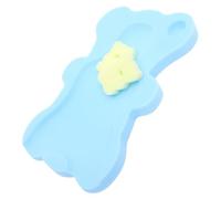 MOTHNUR Bath Sponge Mat Non- Cushion for Newborns Quick Dry Pu Sponge Safe Bathing Accessory for Boy Girl Random