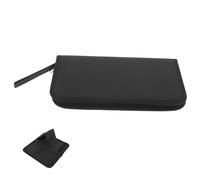 MOTHNUR Canvas Makeup Brush Holder Portable Makeup Tool Organizer Stand-up Bag for Travel and Desktop Use