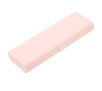 MOTHNUR Capacity Portable Stationery Box with Snap Seal Frosted Plastic Pencil Case for School Supplies Easy-Clean Storage Organizer