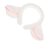 MOTHNUR Cartoon Sheep Ears Plush Hair Headband for Girls Cute Animal Accessory for Face Washing Cosplay and Spring Festivals Adorable and Versatile Design
