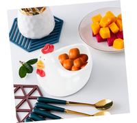 MOTHNUR Ceramic Cockerel Food Dish Adorable Animal-Shaped Dinner Plate for Parties and Family Gatherings Safe Non-Toxic Serving Bowl for Snacks Soup and Fruit