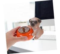 MOTHNUR Ceramic Persimmon Jar Ashtray with Lid Windproof Small Decorative Porcelain Container for Home Office Desk Easy to Clean Stylish Brown Pumpkin Jar for Indoor Use and Fresh