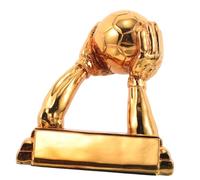 MOTHNUR Champions Trophy Football Goalkeeper Award Resin Soccer Sports League Cup for Youth Leagues School Events Team Celebration Office Decoration Fan Birthday Gift