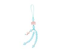 MOTHNUR Chinese Style Mobile Phone Strap Phone Lanyards Hands-Free Preventing Device Dropped Or Stolen Sky-Blue 15X5X3Cm Suitable for Work and Daily Accessories