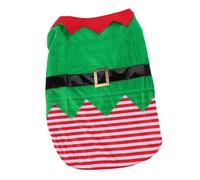 MOTHNUR Christmas Dog Elf Costume Xxl Breathable Pet Outfit Festive Green Cosplay Suit for Dogs Comfortable Soft Holiday Party Clothes for Pets