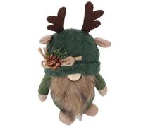 MOTHNUR Christmas Gnome Doll Antler Decoration Cute Knitted Gnome Ornaments for Home Tabletop Christmas Room Decor Ornament