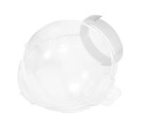 MOTHNUR Clear Abs Cat Helmet Anti-bite Protective Mask for Grooming and Scratch-resistant Cat Mouth Cover for Bathing and Hairdressing