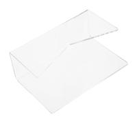 MOTHNUR Clear Acrylic Mail Organizer for Desk Letter and Document Holder with Rounded Corners Portable Desktop Storage Rack for Office School and Home Use