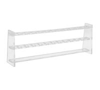 MOTHNUR Clear Acrylic Test Tube Rack with Sampling Tube Storage for Laboratories for Scientific Testing and Display Compact Design for Easy Storage