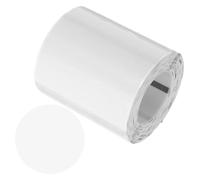 MOTHNUR Clear Round Transparent Thermal Label Self-Adhesive Scratch-Resistant Sticker Paper for Portable Thermal Printers Compatible with Phomemo for Household and Business Use