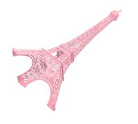 MOTHNUR Colorful Eiffel Tower Model Figurine Pink French Landmark Craft Home Decor for Living Bedroom Desktop Ornament Cake Topper Souvenir