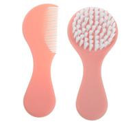 MOTHNUR Comb Set Scalp Massager Shampoo Brush Hairbrush for Newborn Boy Girl Toddlers Gentle Hair Brush Comb Set Bath for Girls
