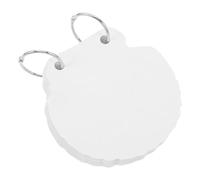 MOTHNUR Conch Loose Leaf Binder with Rings, 30 Blank Vocabulary Flash Cards Medium Size, Refillable Study Reference Index Cards for Nursing School and College Essentials