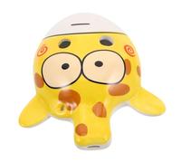 MOTHNUR Creative 6-hole Ceramic Ocarina Giraffe Shape in a Major for Children Beginners, Yellow Cartoon Animal Pendant Musical Instrument Gift for Kids Early Education and Classroom Prizes