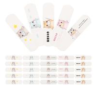 MOTHNUR Creative Waterproof Breathable Cartoon Adhesive Bandages, Small Wounds Protector Stickers, 60 Sheets Woven Cute Plasters for and Adults