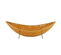 MOTHNUR Creative Woven Storage Basket for Desktop Organization, Decorative Fruit and Snack Basket, 30x14cm Rattan Storage Container for Home and Hotel Use