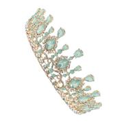 MOTHNUR Crystal Rhinestone Bridal Tiara Crown Wedding Hair Accessory for Bride Lightweight Sturdy Metal Headband with Shiny Crystals Elegant Princess Headpiece for Weddings Proms Birthdays