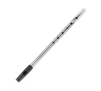 MOTHNUR D Key Soprano Recorder Flute Metal Practice Recorder Instrument for Beginners and Boys and Girls, High-pitched d Tone Tin Whistle with Silver Finish for Music Learning and School Use