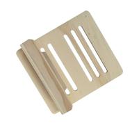 MOTHNUR Desktop Music Stand Books Rest Rack Foldable Textbook Holder Wooden Simple Design Khaki Colour Workmanship Prevents Neck Pain Home Use