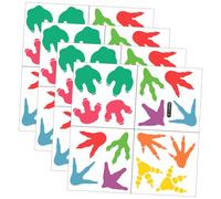 MOTHNUR Dinosaur Stickers for Self-Adhesive Floor Decals Playroom Wall Decor Classroom Nursery Boy Girl Easy Peel and Stick Animal Prints