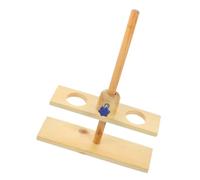 MOTHNUR Double Wooden Funnel Stand Chemical Lab Support for Teaching Equipment Stable Base Experimental Apparatus for School Science Laboratory Supplies Random Color