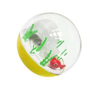 MOTHNUR Electric Cat Teasing Yellow Wobbly Ocean Ball Interactive Pet Accessory for Indoor Cats Kitten Play and Exercise