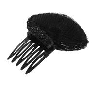 MOTHNUR Elegant Rhinestone Flower Hair Comb Volumeboosting Crown Elevation Seamless Flyaway Control Fluffy Hairstyle Creation Invisible Bangs Fit Decorative Hair Accessory for Women