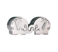 MOTHNUR Elephant Shape Baby Keepsake Box for Newborn My First Tooth and Hair Memory, Small Silver Metal Infant Tooth and Hair Storage Box for Infant Memory Keepsake